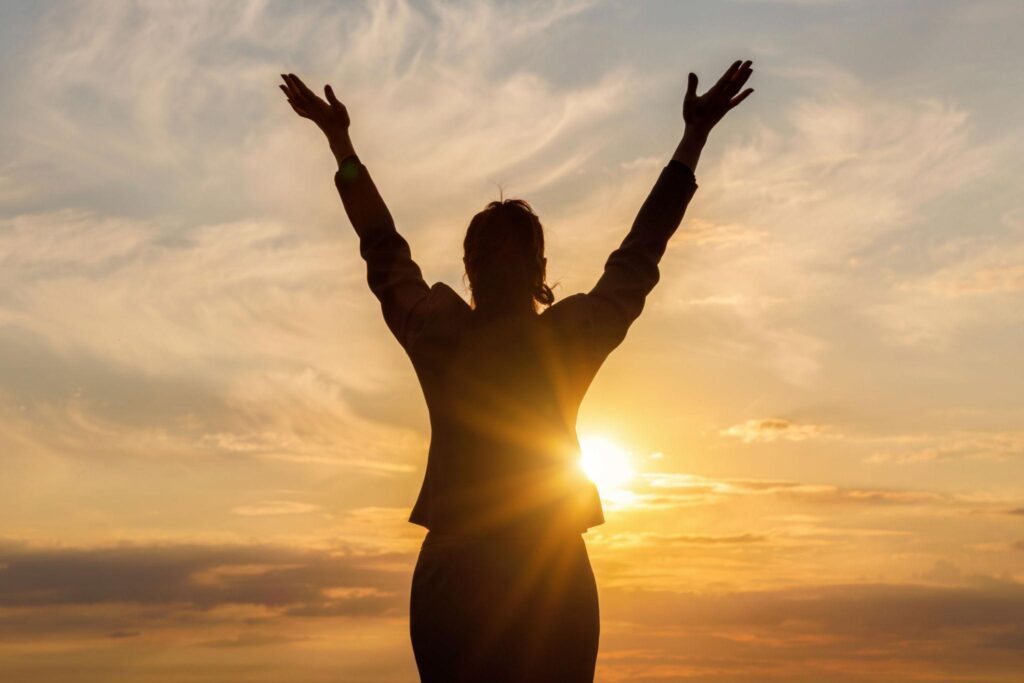 Success Journey – woman achieving dreams and success
